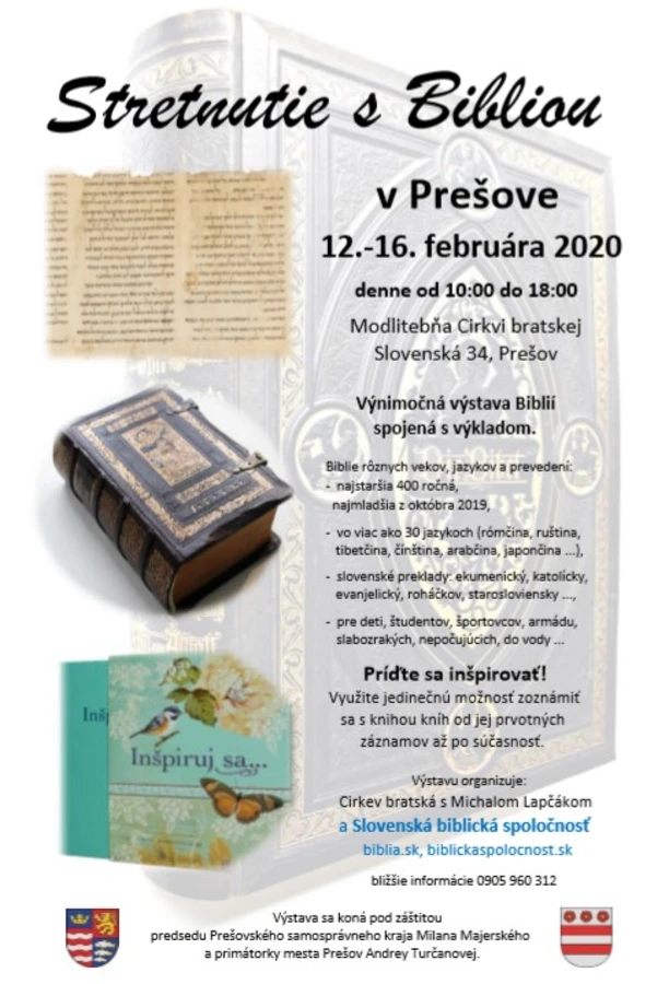 „Stretnutie s Bibliou“ v Prešove
