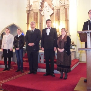 Biskup M. Krivda ďakuje porote a organizátorom