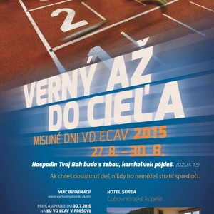 Leto 2015 − pozvanie z VD ECAV na Slovensku