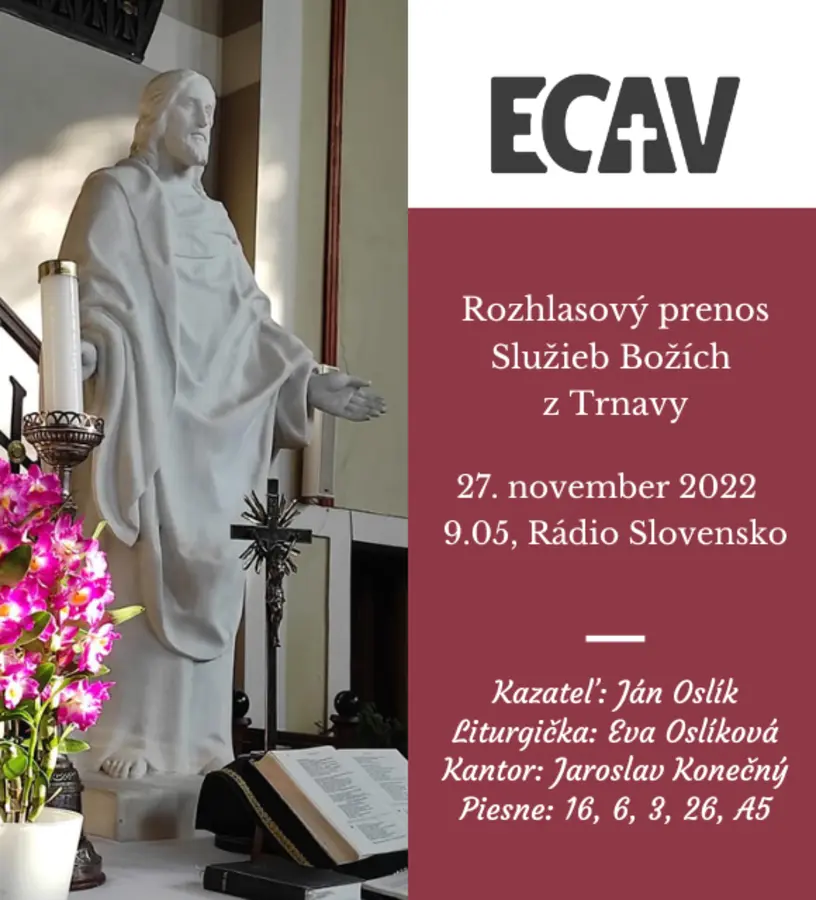 Rozhlasový prenos Služieb Božích z Trnavy- 27.11.2022