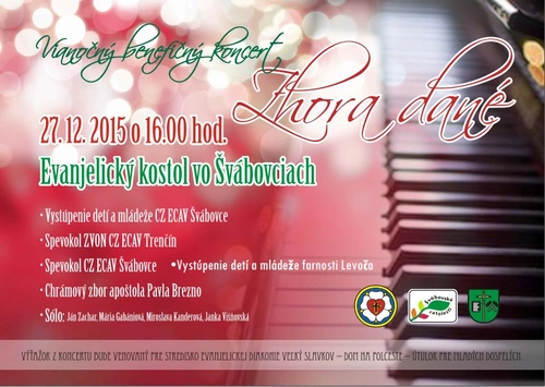 Benefičný koncert vo Švábovciach 27. 12.