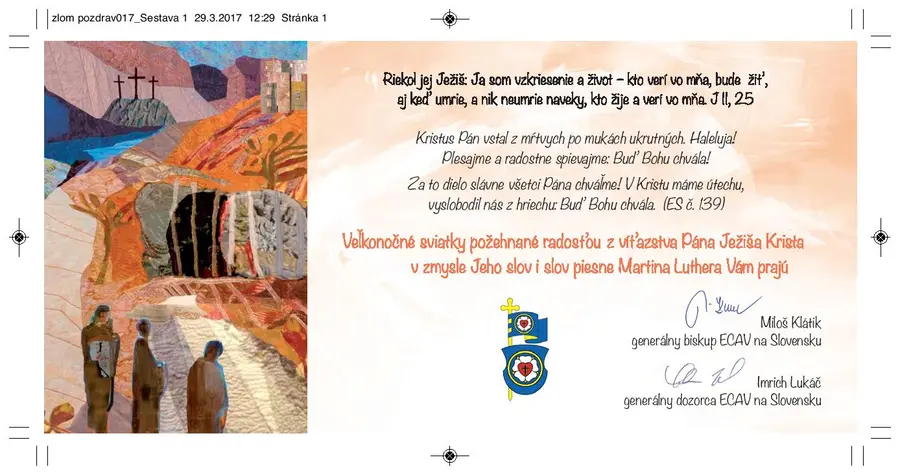 Sviatočné slovo na ITV - Veľká noc 2017