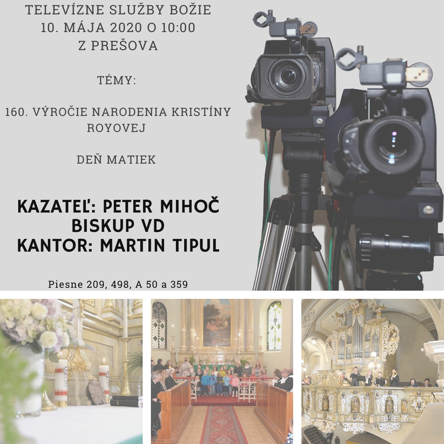 Televízny prenos SB, 10. mája 2020 z Prešova