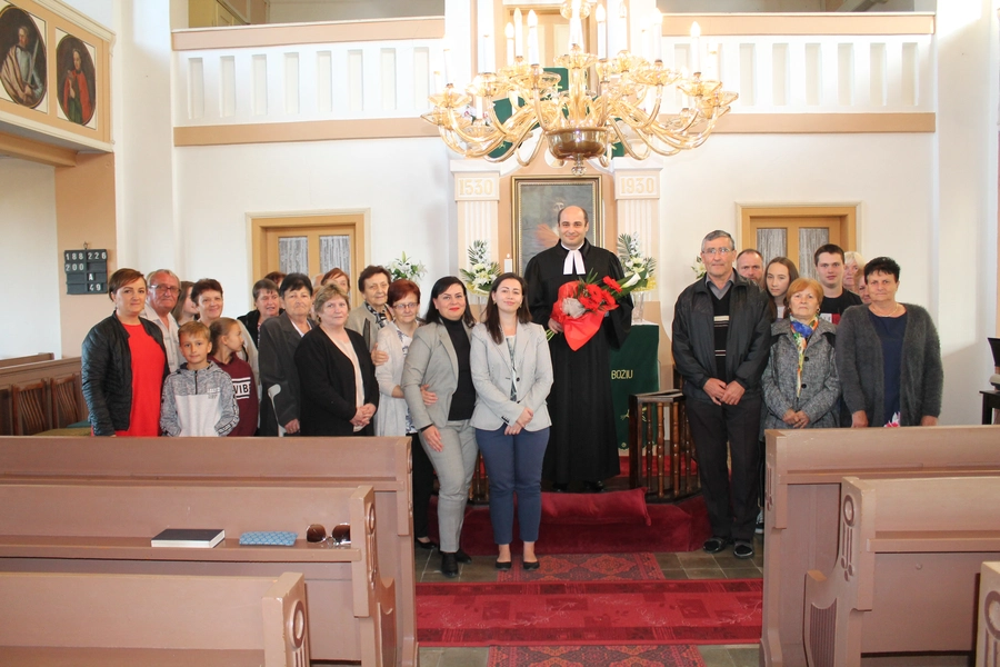 Poďakovanie za duchovnú službu v cirkevnom zbore Čankov
