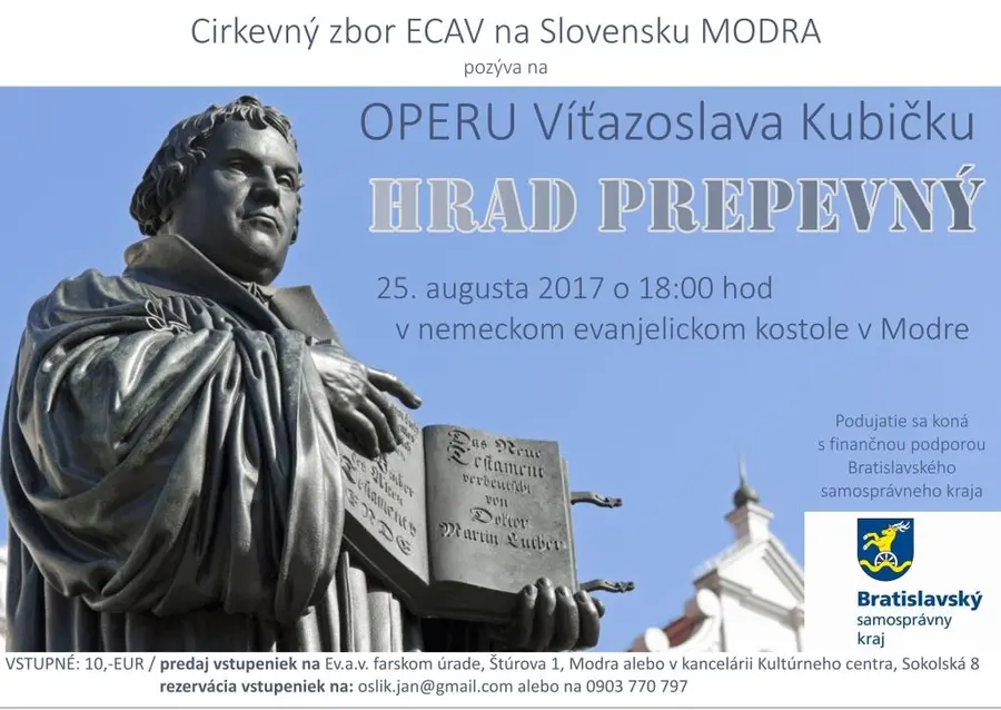 Opera Hrad prepevný v Modre 25. 8.