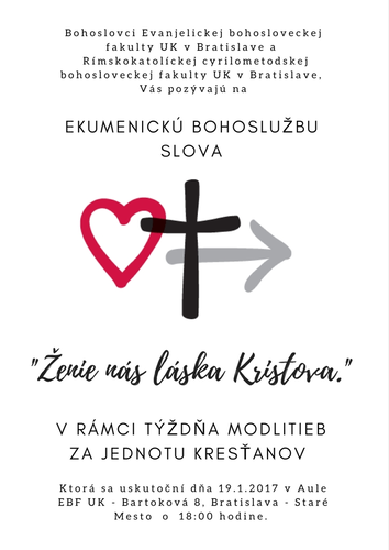 Ekumenické služby Božie na EBF 19. 1. 