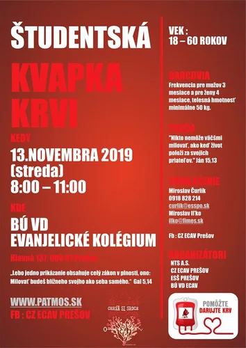 Študentská kvapka krvi