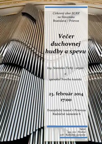 Pozvánka do Bratislavy-Prievozu 23. 2.