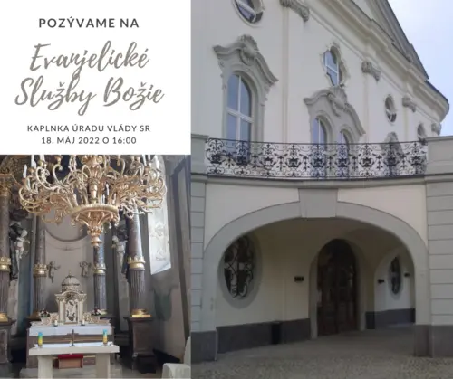 Služby Božie v kaplnke ÚV, 18.5.2022