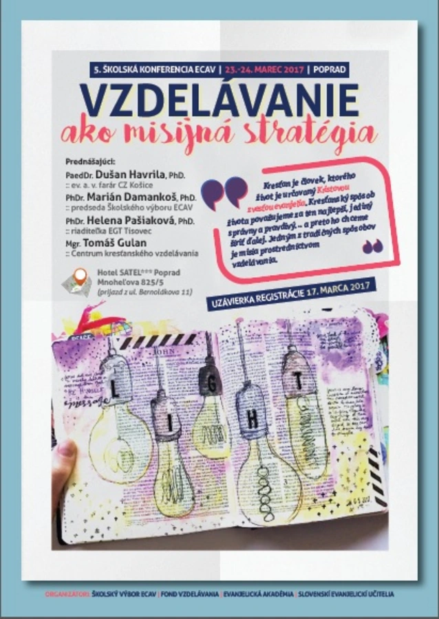 5. školská konferencia ECAV