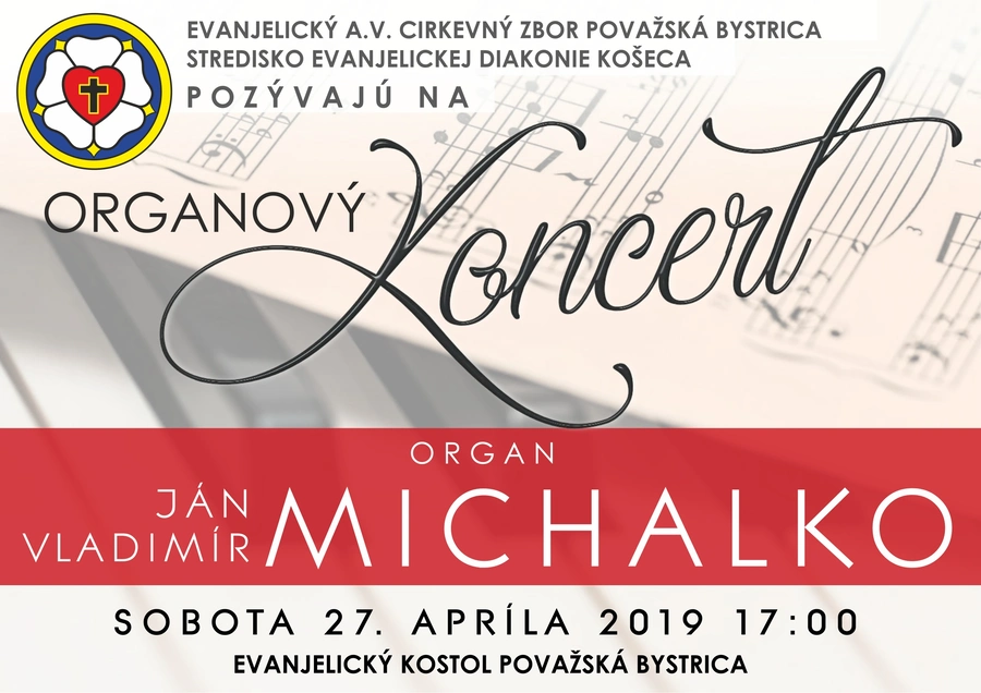 Pozvánka na organový koncert