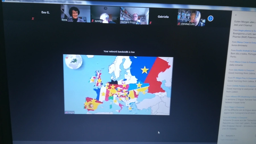 Medzinárodné online stretnutie priateľov „Spoločne pre Európu“