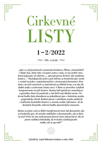 Z Cirkevných listov 1 – 2/2022