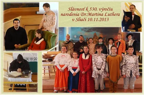 Erinnerung an Dr. Martin Luther in Sliač