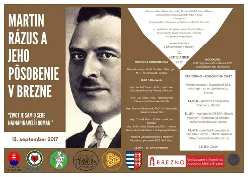 Konferencia o M. Rázusovi v Brezne 12. 9.