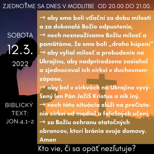 Kto vie, či sa opäť nezľutuje...?
