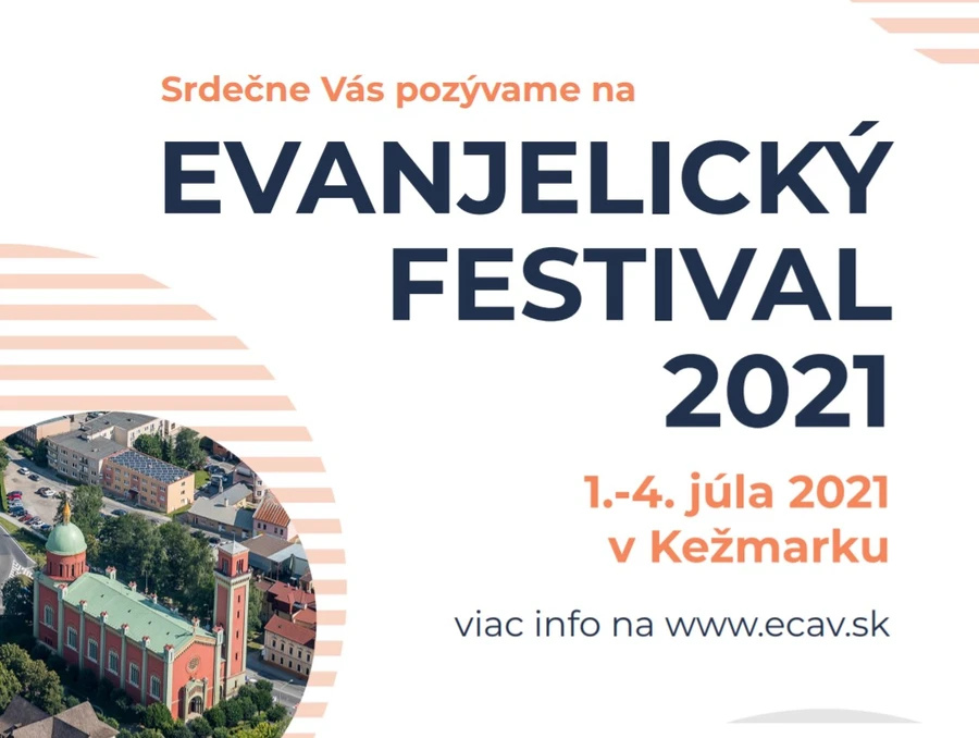 Pozvánka na Evanjelický festival 2021