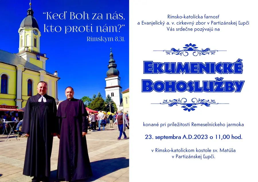 Ekumenické bohoslužby v Partizánskej Ľupči