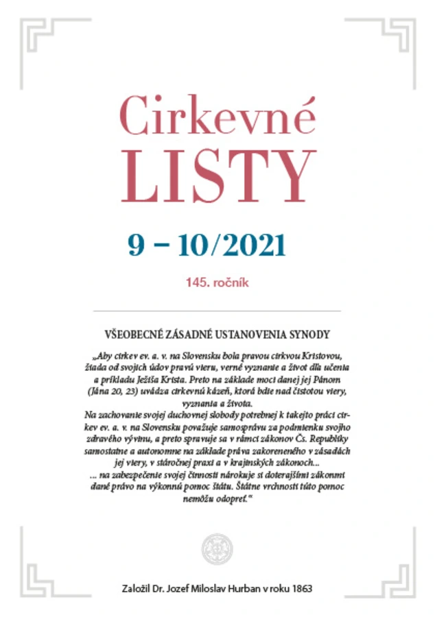 Z Cirkevných listov 9 – 10/2021