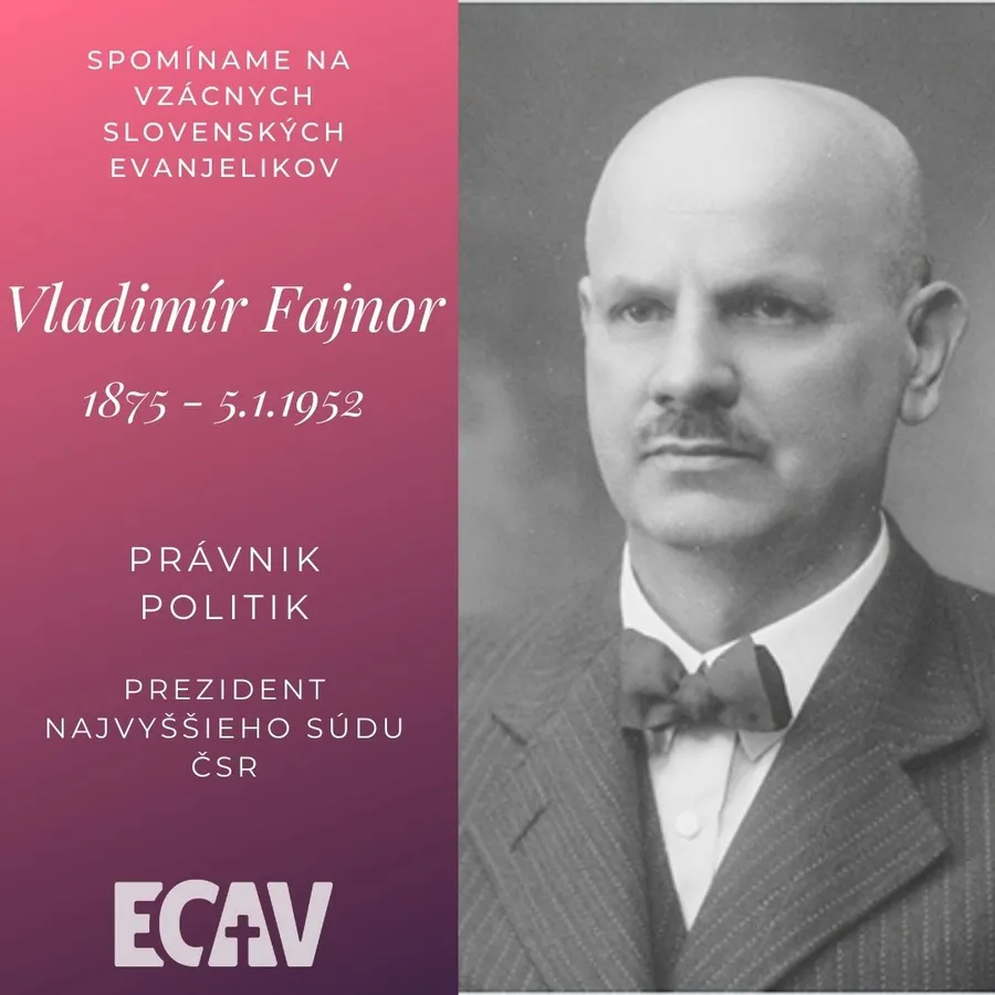 Spomíname na vzácnych evanjelikov: Vladimír Fajnor