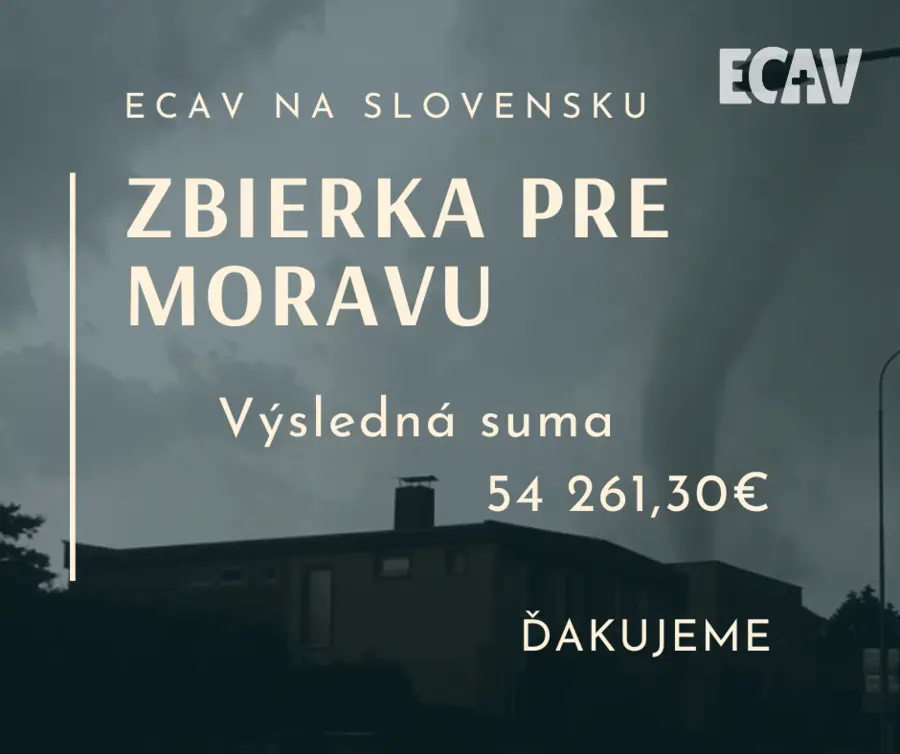 Obetiam tornáda na Morave vyzbierali slovenskí evanjelici takmer 55 000 eur