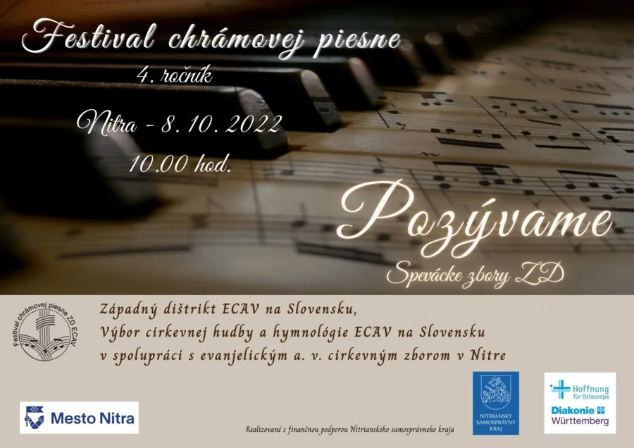 Festival chrámovej piesne 2022