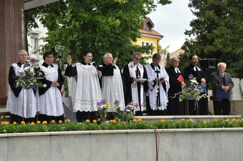 Služby Božie v piešťanských kúpeľoch 