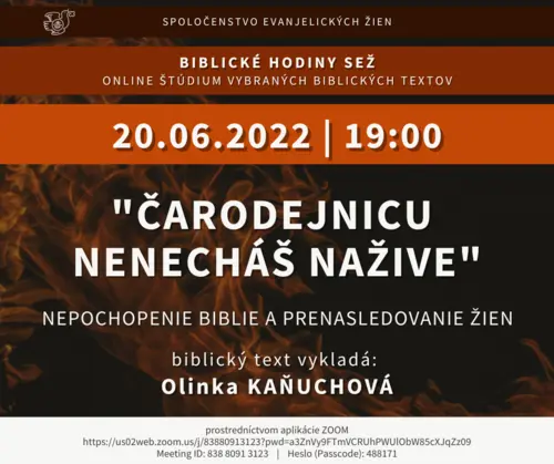 "ČARODEJNICU NENECHÁŠ NAŽIVE..."