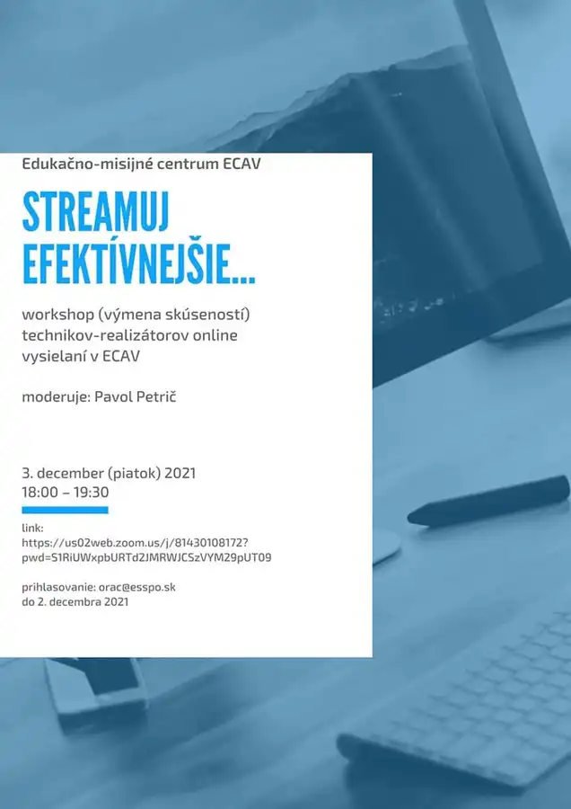 STREAMUJ EFEKTÍVNEJŠIE- workshop EMC