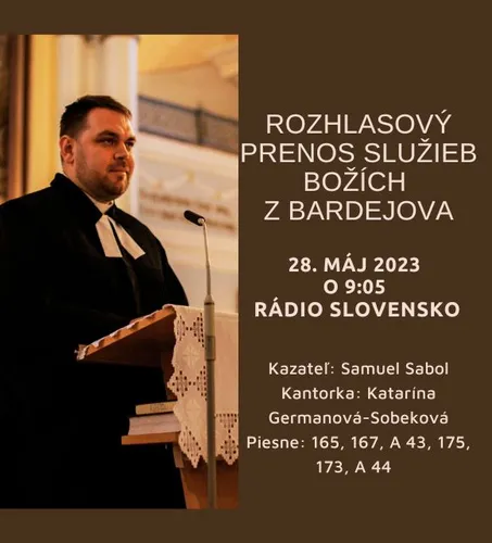 Rozhlasový prenos z Bardejova- 28.5.2023