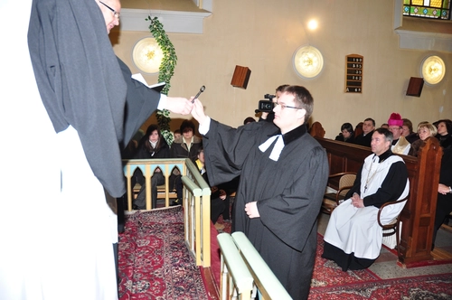 Slávnosť inštalácie v Piešťanoch