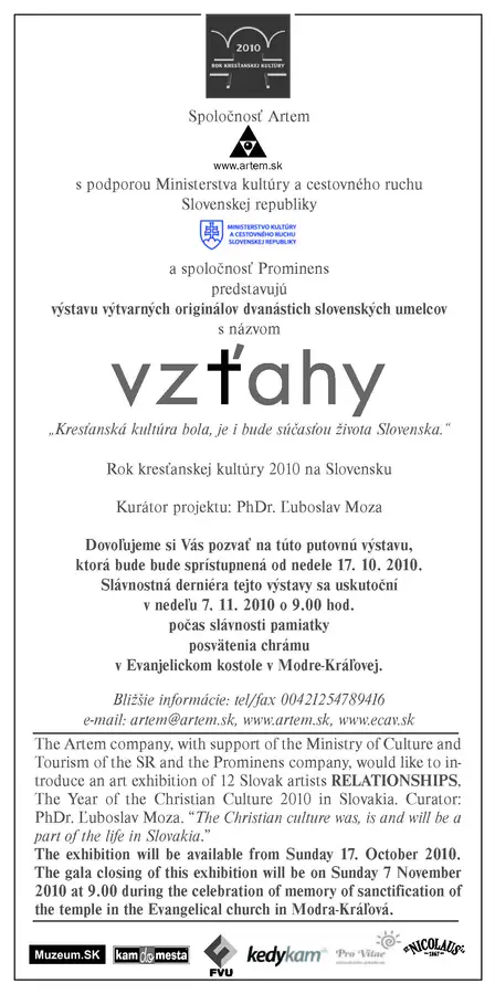 VZŤAHY v Modre-Kráľovej