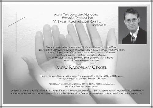 Rozlúčka s Radoslavom Cingeľom