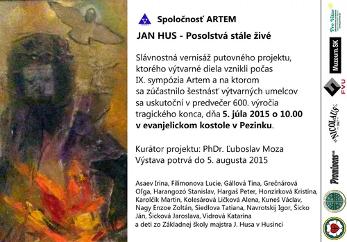 Vernisáž &quot;Jan Hus - Posolstvá stále živé&quot;