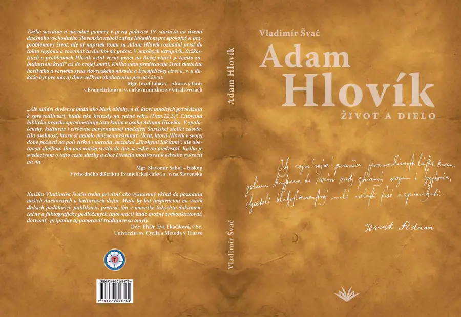 ADAM HLOVÍK. Život a dielo