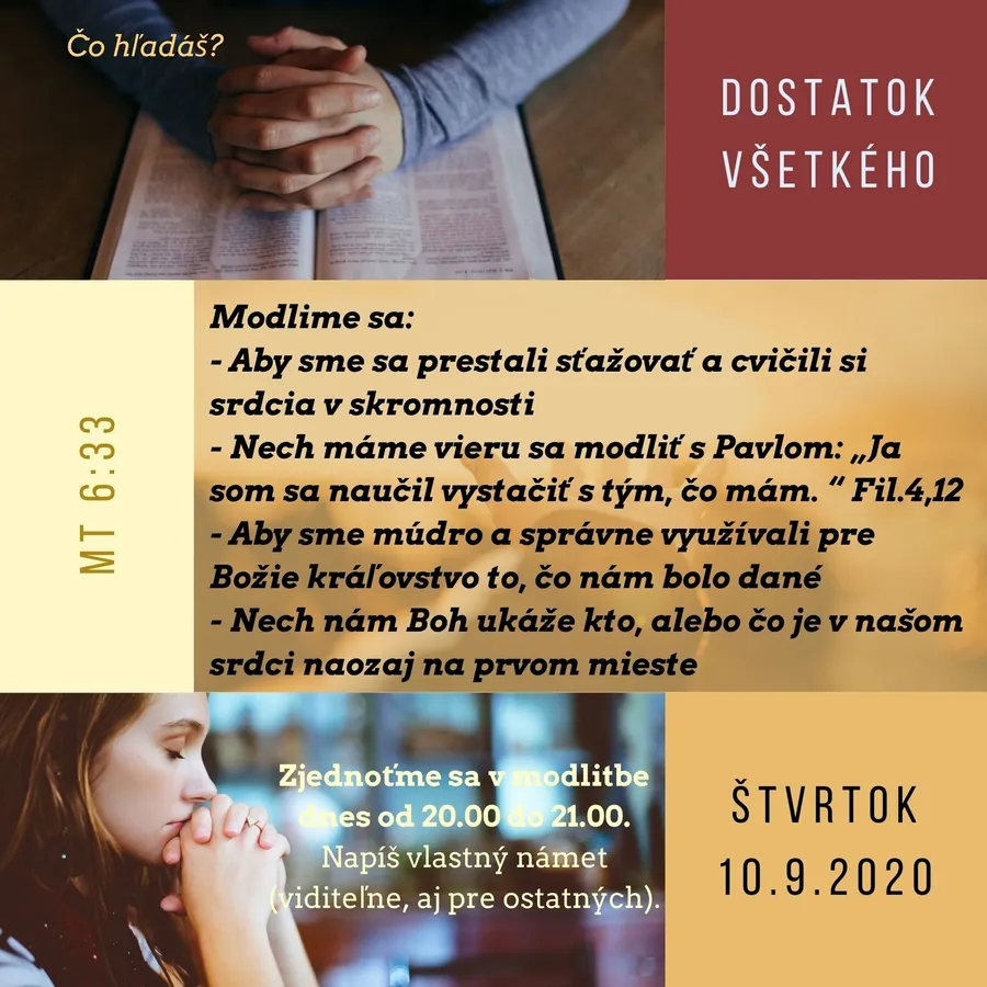 DOSTATOK VŠETKÉHO