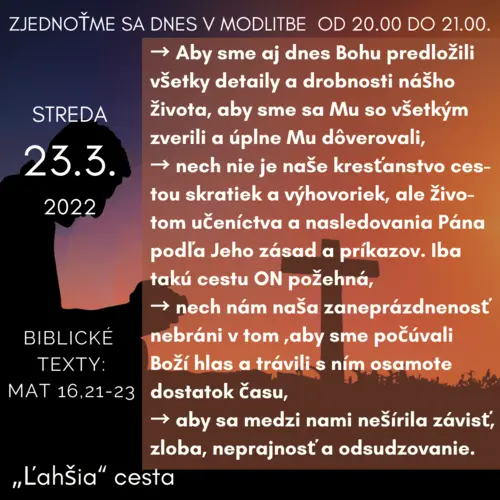 "Ľahšia“ cesta