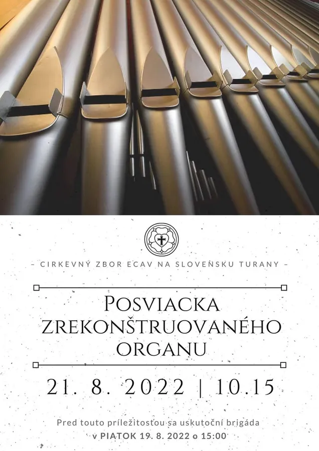 Zrekonštruovaný organ v Turanoch