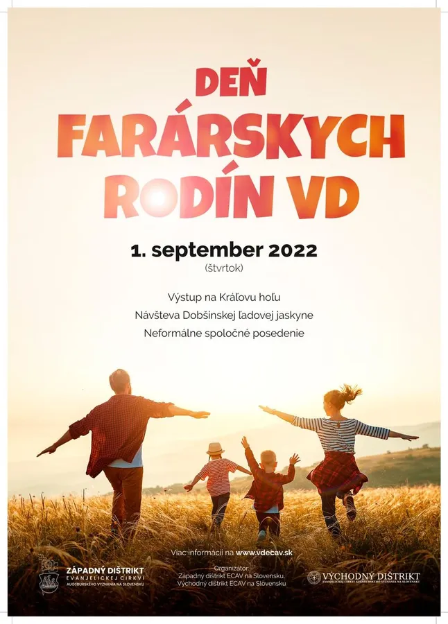 Stretnutie farárskych rodín ZD a VD ECAV