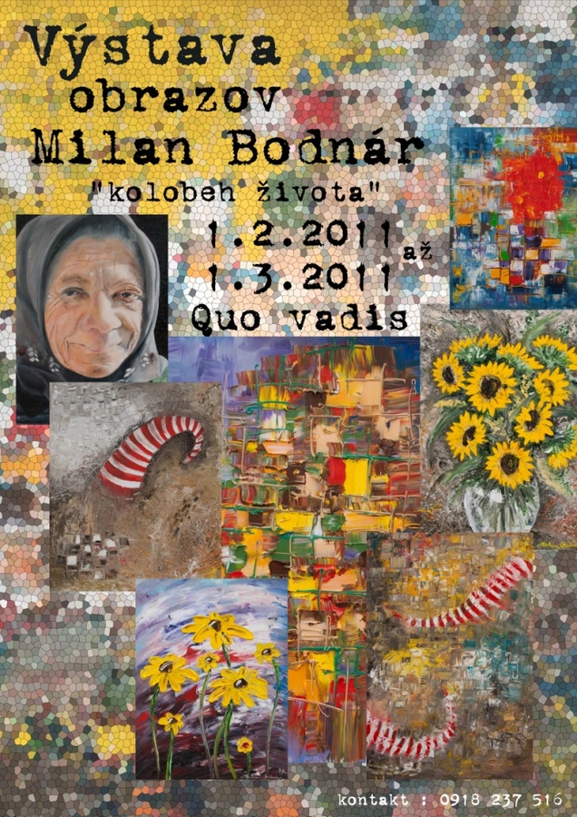 Vernisáž obrazov Milana Bodnára