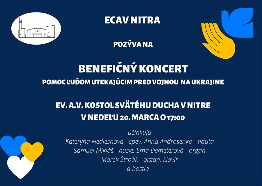 Benefičný koncert v Nitre