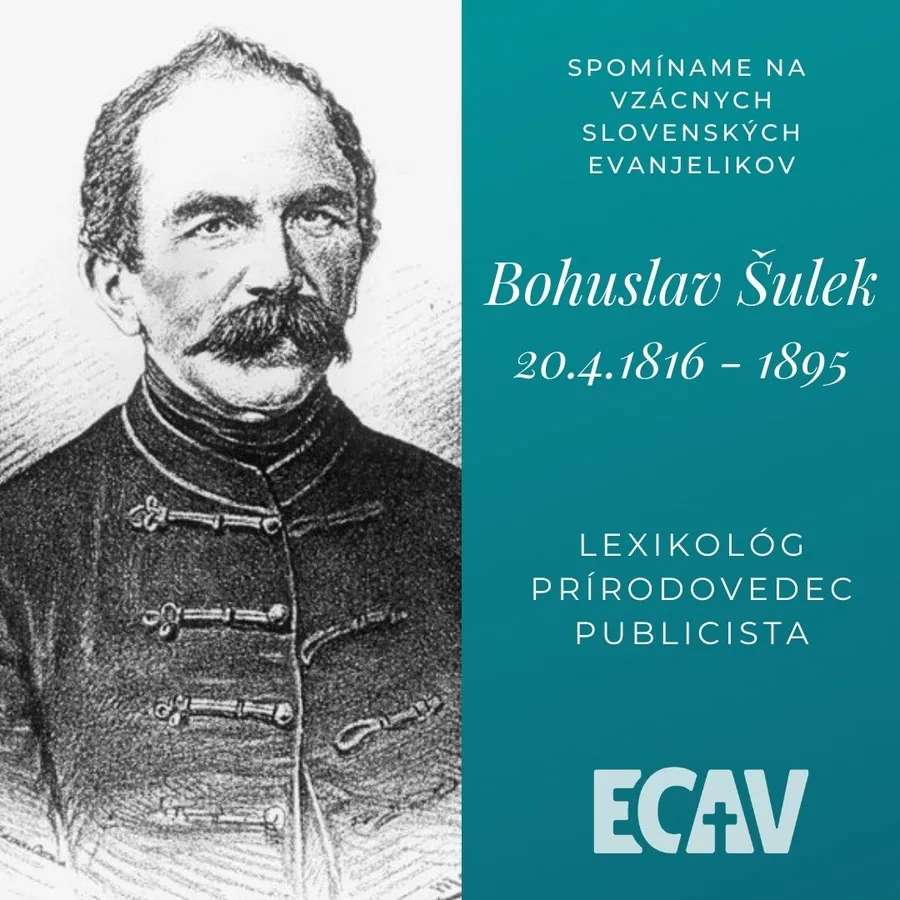 Spomíname na vzácnych evanjelikov: Bohuslav Šulek