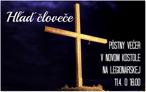Pôstny večer slova a hudby 11. 4.