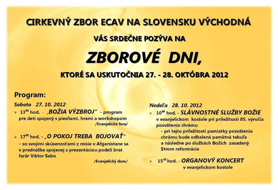 Celozborové dni vo Východnej 