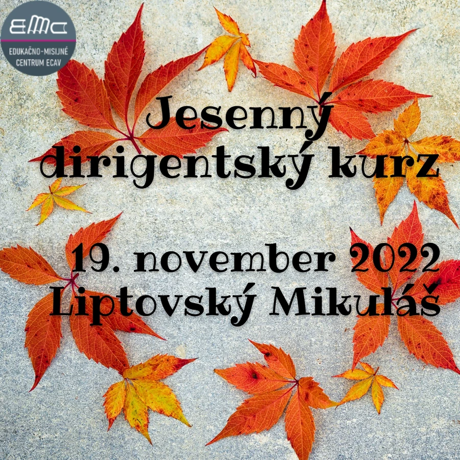 JESENNÝ DIRIGENTSKÝ KURZ 