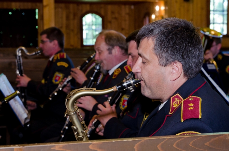 Koncert kapely ministerstva vnútra vo Svätom Kríži