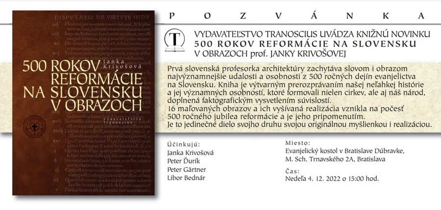 500 rokov reformácie na Slovensku v obrazoch