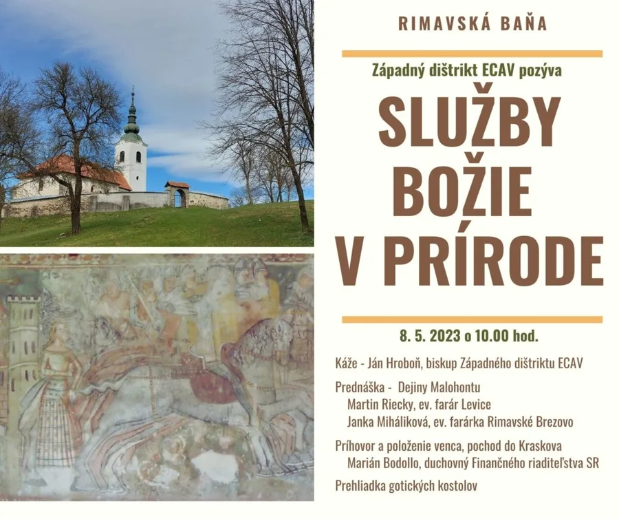 SLUŽBY BOŽIE V PRÍRODE – RIMAVSKÁ BAŇA