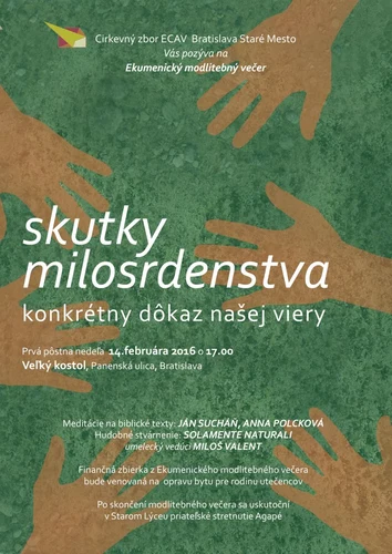Ekumenický modlitebný večer 14. 2.