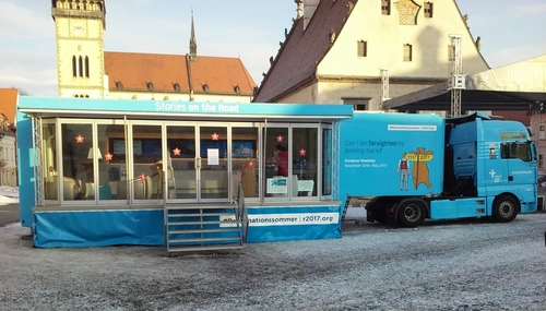 Bardejovská zastávka európskeho kamiónu